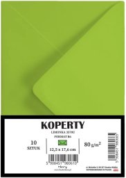 HENRY Koperty B6 limonka 10szt