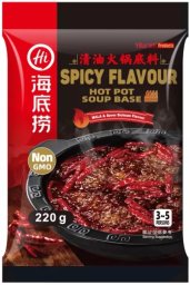 Samyang Baza do zupy hot pot, ostra (medium hot) 220g - HAIDILAO
