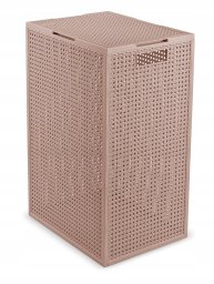 Kosz na pranie Curver CURVER Kosz na bieliznę KAYA 60L Różowy