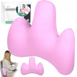 Medi Sleep Poduszka lędźwiowa różowa do samochodu fotel sofa unikatowa