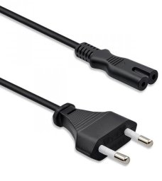 Qoltec Kabel zasilający Qoltec IEC C7 | CEE 7/16 | 2*0.75mm2 | 3m