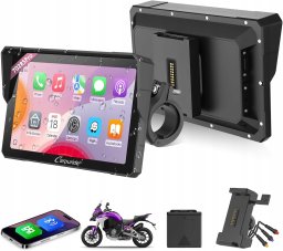 Radio samochodowe Canva Carpuride W702RS Pro Ekran motocyklowy Radar BSD BM05 CarPlay 7" Dual BT (B0G2BZ8X27)