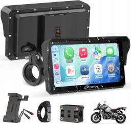 Radio samochodowe Canva Carpuride W602S Pro Ekran motocyklowy BM05 CarPlay Android Auto 6'' (B0FY5X2M6N)
