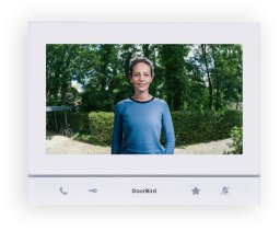 DoorBird IP Video Stacja wewnętrzna A1103 Polar White Edition