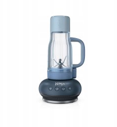Blender Ninja BlendBOSS 1100 W niebieski - blender przenośny DB351EUCY (0622356376938)