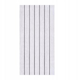 DMS Panel dekoracyjny samoprzylepny PCV gładki jasne szare lamele 280x60 cm