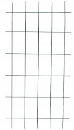 Planta Krata do roślin pnących metalowa ciemna zieleń 150x75 cm