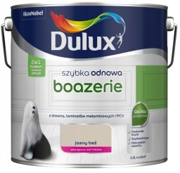 Adhesive Products GmbH Dulux Szybka Odnowa farba renowacyjna do boazerii Jasny Beż satynowy 2,5L