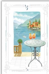 DA VINCI Karnet 12x18cm + koperta Nad jeziorem