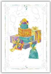 Staples Karnet 12x18cm + koperta Prezenty