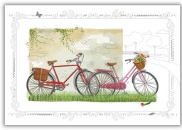 Staples Karnet 12x18cm + koperta Rowery