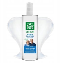 Pollena BIAŁY JELEŃ Senior Pianka do mycia ciała i twarzy 400 ml
