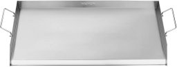 BBQ Płyta grillowa stalowa 809x370 mm uniwersalna z uchwytem do BBQ i biwaku