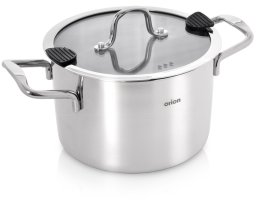 Orion Garnek stalowy z pokrywką VENICE 18 cm, 2,3 l