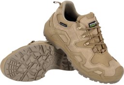 Stalco Półbut skóra zamszowa wstawki OXFORD membrana WATERPROOF podeszwa antypoślizgowa olejoodporna lekki wkładka pianka EVA miechowy język beżowe Defender Low Ob Sr Fo 44