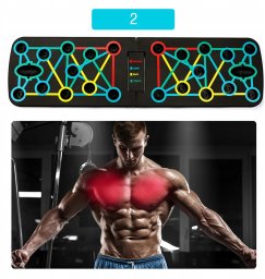 Deska do pompek Uchwyty ćwiczeń Pompki push up Solidna 16w1 Multifunkcyjna