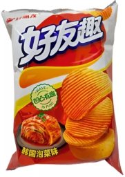 LAYs Chipsy ziemniaczane karbowane o smaku kimchi 70g - Orion
