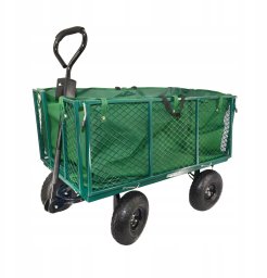 AWTools AWTOOLS Wózek ogrodowy Transportowy Wysoki Z pokrowcem 300kg