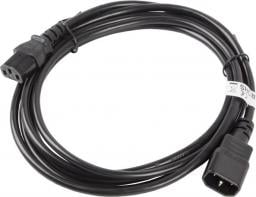 Kabel zasilający Lanberg IEC 320 C13 - C14, 3m, czarny (CA-C13E-11CC-0030-BK)