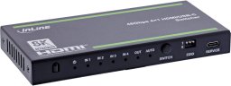 Club 3D InLine HDMI Switch – 4-Way – 48Gb/s – 8K at 60Hz – With USB-C
