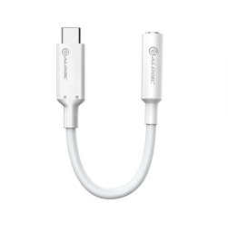 Adapter USB Nedis Alogic USB-C to 3.5 mm Audio Adapter – 0.1 m – White