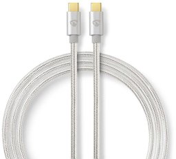 Nedis Nedis CCTB64700AL10 USB 3.1 Gen 1 Cable – Type C to Type C – 1 m – Aluminum