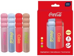 Interdruk Zakreślacze Coca-Cola neon 4 kolory