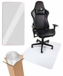 Pako Mata Ochronna Pod Krzesło Mleczny Transparent 100x70 cm