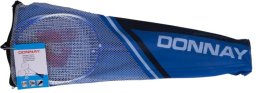 DONNAY Donnay - Zestaw do badmintona w pokrowcu 6 elementów (niebieski)