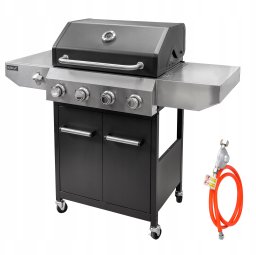 Palenisko ogrodowe Dedra GRILL GAZOWY BATORY 900 4 PALNIKI