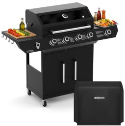 Kaminer Grill gazowy 4+1 17kW Varen Black 5.0 Kaminer