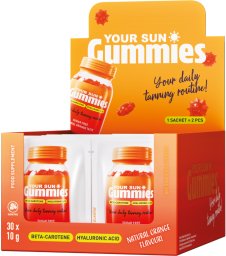 Supertan Your Sun Gummies Żelki do opalania z beta-karotenem Pomarańcza 30x10g
