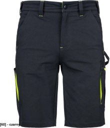 CERVA L-SURE DAWSON - Wygodne męskie szorty materiał typu stretch elementy odblaskowe i Hi-vis wiele kieszeni M