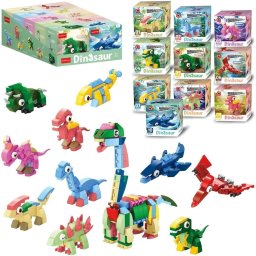 Trifox Klocki dinozaur 10w1