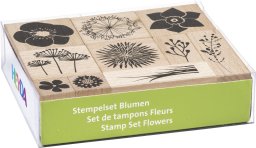 HEYDA Zestaw stempli 10szt Kwiaty