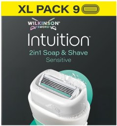 Tanita WILKINSON_Sword Intuition 2in1 Soap &amp; Shave Sensitive ostrza do maszynki 9szt.