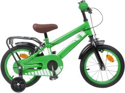vidaXL vidaXL Rower Dziecięcy 12 Cali dla dzieci w wieku 2-4 lata zielony