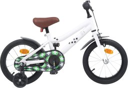 vidaXL vidaXL Rower Dziecięcy 14 Cali dla dzieci w wieku 3-5 lat Biały
