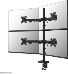 Neomounts Uchwyt biurkowy na 4 monitory 10" - 32" (DS60-600BL2-2)