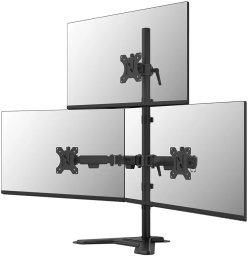 Neomounts Uchwyt biurkowy na 3 monitory 10" - 32" (DS45-600BL2-1)