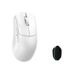 Mysz WLMouse YING Magnesium Bezprzewodowa mysz gamingowa, PAW3950HS, 8K Polling, OMRON Optical Switches - biały