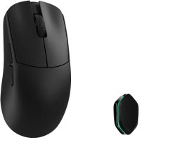 Mysz WLMouse YING Magnesium Bezprzewodowa mysz gamingowa PAW3950HS 8K Polling OMRON Optical Switches czarny