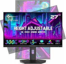 Monitor Minifire Minifire Monitor Gamingowy 27" QHD 300Hz 10bit DP 1.4 HDMI 2.1 VESA Pivot