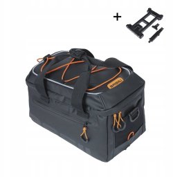 Basil Torba na bagażnik BASIL MILES TARPAULIN TRUNKBAG MIK 7L, MIK System (ready to go), 100% wodoodporna black orange