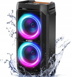 Głośnik W-KING W-KING 240W Głośnik bezprzewodowy Bluetooth IPX6 Boombox Party RGB Echo EQ