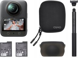 Kamera DJI Zestaw DJI Osmo 360 Essential Combo Kamera 8K 360 2x Bateria Kij 1,2m