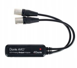 MusicMan Audinate Dante AVIO Analog Output Adapter 0x2 interfejs XLR 96kHz
