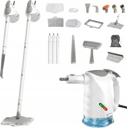 Parownica Beldray Myjka Parowa 10w1 1500W Ręczna Czyścik Parowy 450ml Nagrzewanie 15s Dom