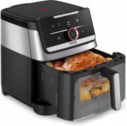 Frytkownica beztłuszczowa Wartmann Tefal Easy Fry Silence Frytkownica Beztłuszczowa 7L Smart Assist czarna