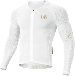 RockBros Diamond z długim rękawem rozmiar XXXL - biała